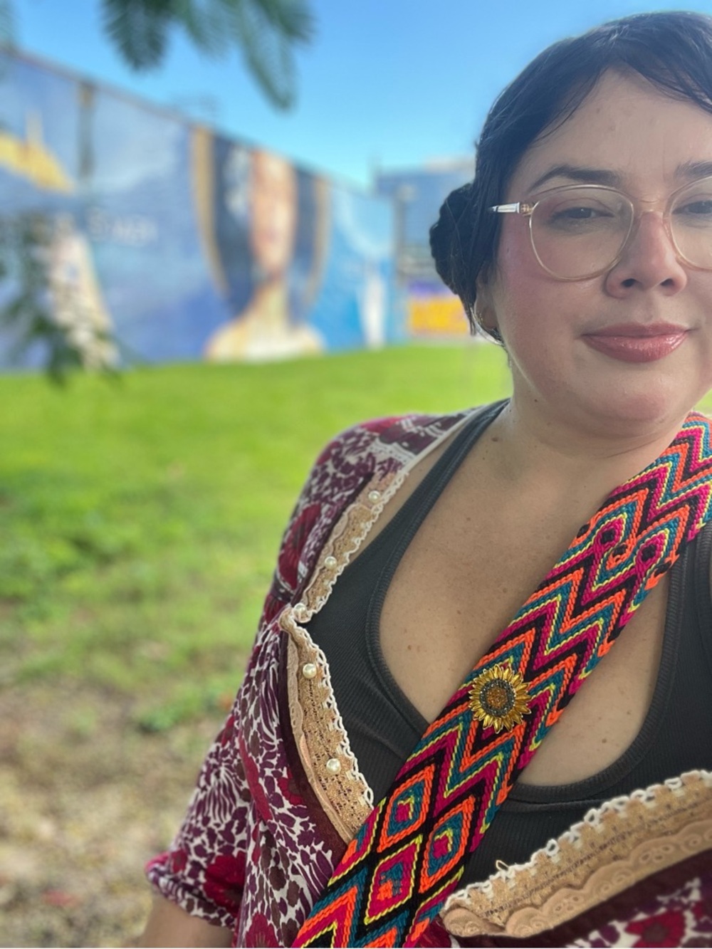 Vintage Free People Bohemian Lace Trim Blouse